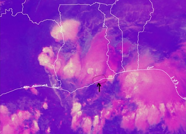 Your case: Squall line thunderstorms across Ghana