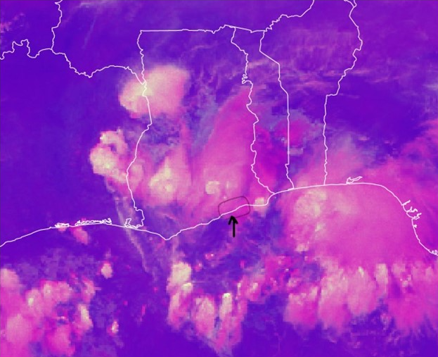 Your case: Squall line thunderstorms across Ghana