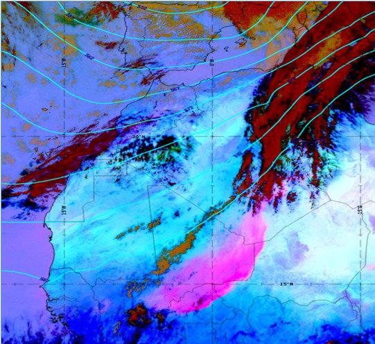 Your case: Dust storms over south Algeria and Mali