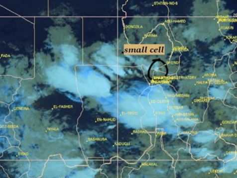 Your case: Convection in Sudan 9 August 2021