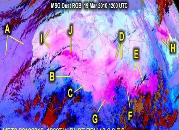 Your case: Dust-Haze over West-Africa, 19 March 2010