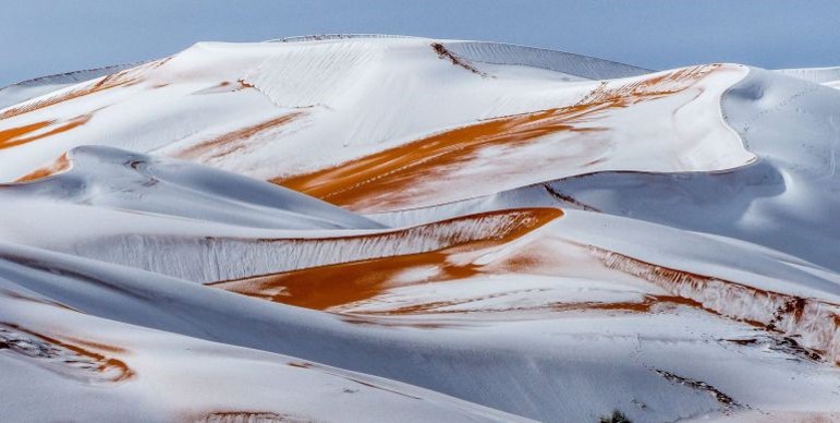 Votre ètude de cas: Il a neigé dans le désert du Sahara, 07 Janvier 2018