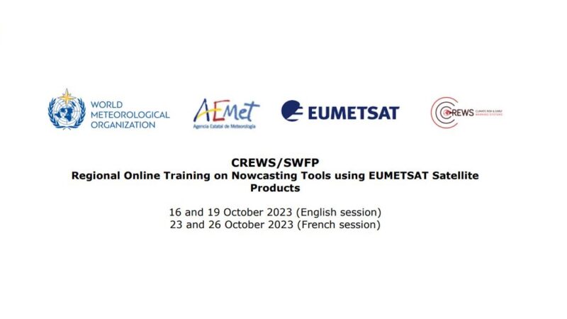 Online training on nowcasting tools using EUMETSAT satellite products for the NMHSs in African countries