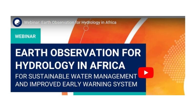 Webinar on hydrology in Africa (recording)