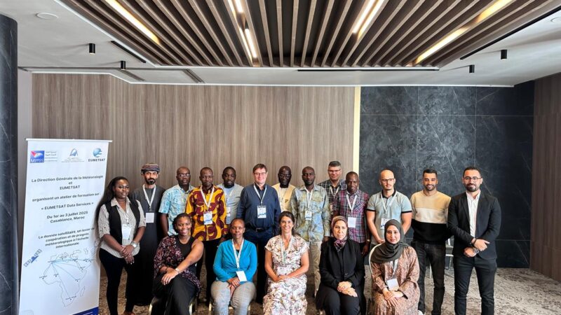 Training event in Casablanca on EUMETSAT data access